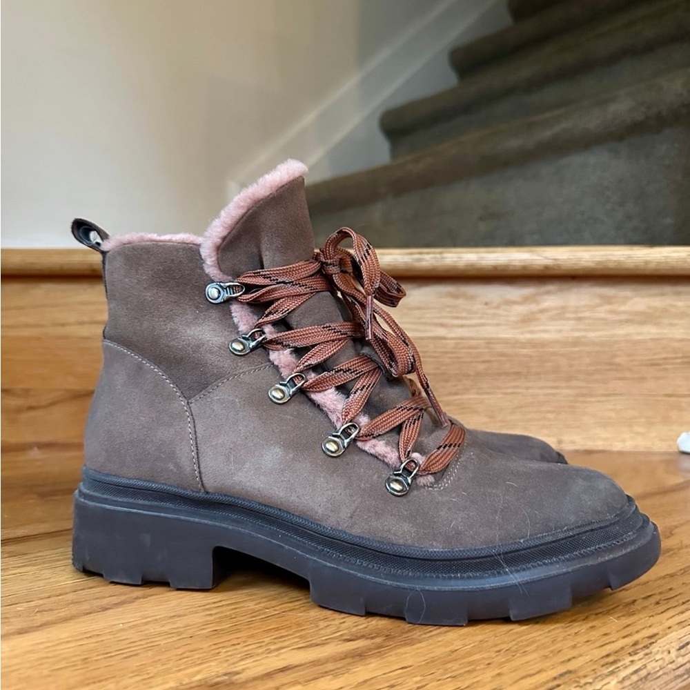Naturalizer Julian Waterproof Suede Boot - Picture 2 of 6